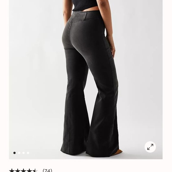 We The Free Denim - NWT We the Free Black Curvy Flare High Rise Jeans Size 30